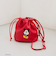【MICKEY（ミッキー）/別注】レザーライク巾着バッグ