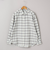 【スプリングカラー】ネルチェック レギュラーカラー長袖シャツ