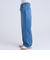 ウエストリボン ワイドストレートデニムパンツ