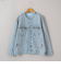 ノーカラーデニムジャケット