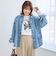 ナッピングデニムシャツジャケット