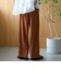 【再入荷/新色登場/ストレッチ/防しわ】【シリーズ累計販売数1万本突破】とろさらイージーワイドパンツ（Youtube紹介アイテム/WEB限定サイズあり）
