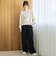 【再入荷/新色登場/ストレッチ/防しわ】【シリーズ累計販売数1万本突破】とろさらイージーワイドパンツ（Youtube紹介アイテム/WEB限定サイズあり）