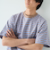RepurヘビーコットンボーダーTシャツ【抗菌性、消臭性】