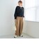 リネンタッチイージーカーブパンツ