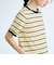 マルチボーダー 半袖サマーニット