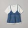 【再入荷 / 新色登場 / セットアイテム】クロシェキャミセットT