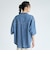 【WEB先行販売】コットンレーヨンデニム半袖シャツ