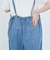 コットンレーヨンデニムサロペット