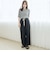 【接触冷感】リネンレーヨン ベイカーワイドパンツ（WEB限定サイズあり）