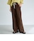 【接触冷感】リネンレーヨン ベイカーワイドパンツ（WEB限定サイズあり）