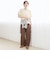 【接触冷感】リネンレーヨン ワイドストレートパンツ（WEB限定サイズあり）