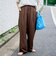【接触冷感】リネンレーヨン ワイドストレートパンツ（WEB限定サイズあり/インフルエンサー紹介アイテム）