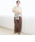 【接触冷感】リネンレーヨン ワイドストレートパンツ（WEB限定サイズあり/インフルエンサー紹介アイテム）