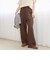 【接触冷感】リネンレーヨン ワイドストレートパンツ（WEB限定サイズあり/インフルエンサー紹介アイテム）