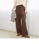 【接触冷感】リネンレーヨン ワイドストレートパンツ（WEB限定サイズあり/インフルエンサー紹介アイテム）