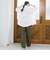 【接触冷感】リネンレーヨン ワイドストレートパンツ（WEB限定サイズあり/インフルエンサー紹介アイテム）