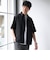 【ストレッチ、吸水速乾性、通気性、防シワ、UVカット】ストレッチテック メッシュシャツ ショートスリーブ