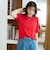 コットンナイロンシアークルー半袖Tシャツ