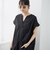 【MARKET（マーケット）】スキッパーフレンチスリーブワンピース
