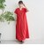 【MARKET（マーケット）】スキッパーフレンチスリーブワンピース