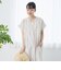 【MARKET（マーケット）】スキッパーフレンチスリーブワンピース