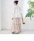【MARKET（マーケット）】袖フリルピンタックブラウス