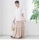 【MARKET（マーケット）】袖フリルピンタックブラウス