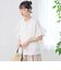 【MARKET（マーケット）】袖フリルピンタックブラウス