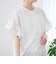 【MARKET（マーケット）】袖フリルピンタックブラウス