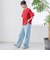 【MARKET（マーケット）】袖フリルピンタックブラウス