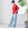 【MARKET（マーケット）】袖フリルピンタックブラウス