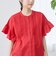 【MARKET（マーケット）】袖フリルピンタックブラウス