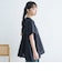 【MARKET（マーケット）】スキッパーピンタックブラウス（インフルエンサー紹介アイテム）