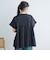 【MARKET（マーケット）】スキッパーピンタックブラウス（インフルエンサー紹介アイテム）