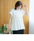 シアードッキング ギャザーフレンチスリーブTシャツ