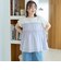 シアードッキング ギャザーフレンチスリーブTシャツ