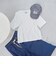 メローヘンリーネック リブ半袖ゆるTシャツ