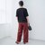 メローヘンリーネック リブ半袖ゆるTシャツ