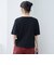メローヘンリーネック リブ半袖ゆるTシャツ
