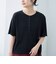 メローヘンリーネック リブ半袖ゆるTシャツ