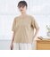 メローヘンリーネック リブ半袖ゆるTシャツ