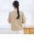 メローヘンリーネック リブ半袖ゆるTシャツ