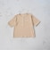 メローヘンリーネック リブ半袖ゆるTシャツ