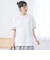 袖裏配色 ロゴ刺繍Tシャツ