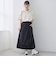 【接触冷感/UVカット】C.mt 撥水ラップデザインフレアスカート