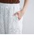 モチーフ刺繍レース イージーワイドパンツ