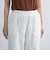 モチーフ刺繍レース イージーワイドパンツ