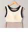カップ付き マルチボーダータンクトップ