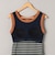 カップ付き マルチボーダータンクトップ
